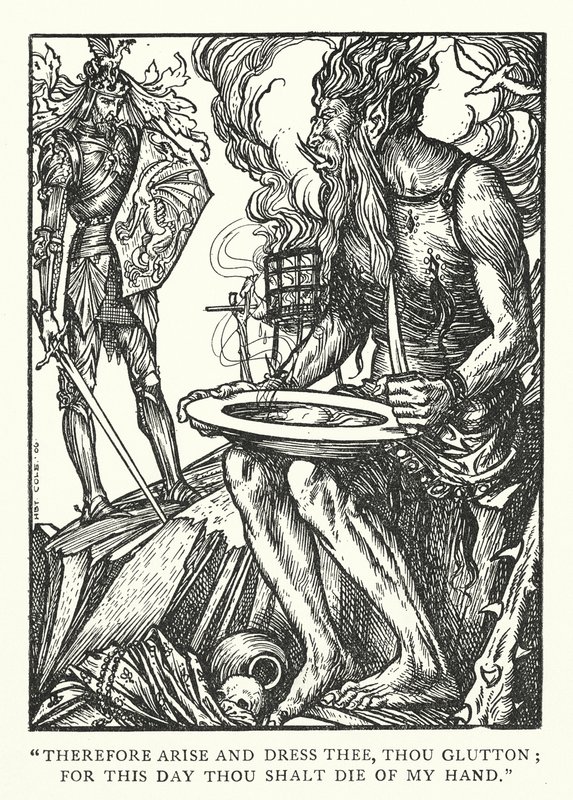 De Reus van Sint-Michiel door Herbert Cole