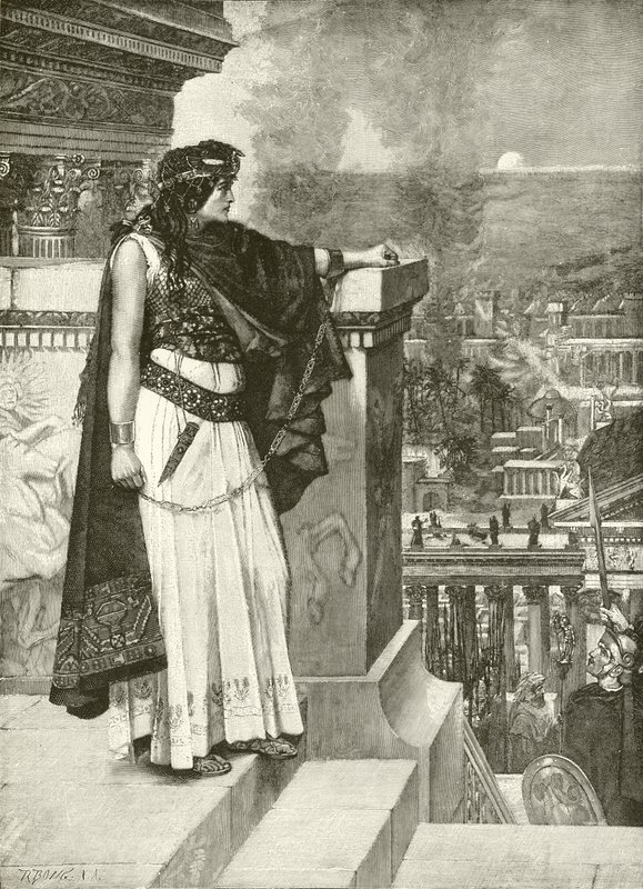 Zenobia gevangen door Herbert Gustave Schmalz