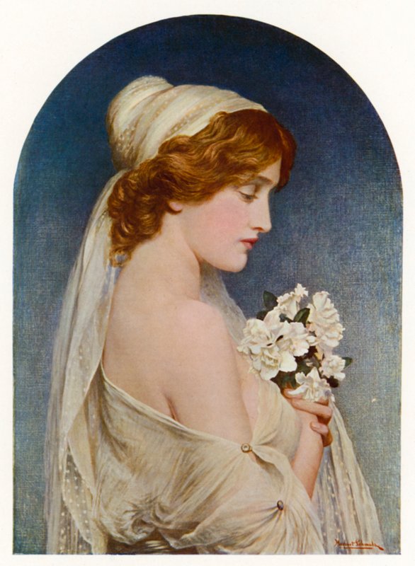 Iphigenia door Herbert Gustave after Schmalz
