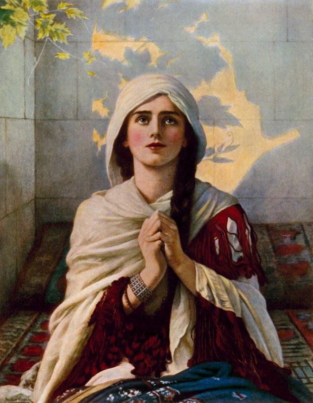 Dochter van Jairus door Herbert Gustave after Schmalz