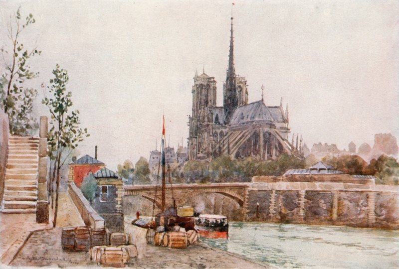 Notre Dame, Parijs door Herbert Menzies Marshall