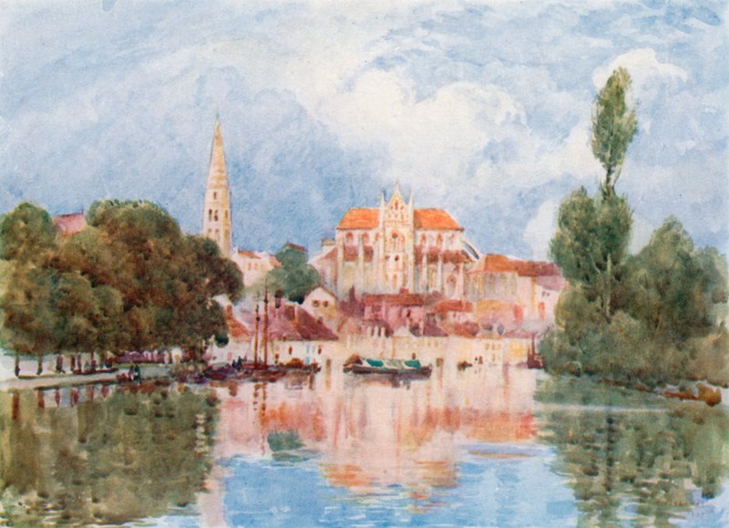 St. Germain, Auxerre door Herbert Menzies Marshall
