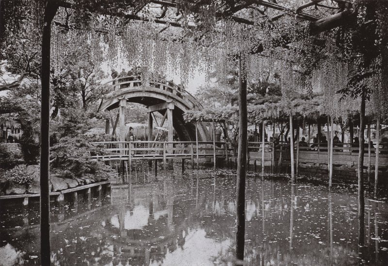 Kameido door Herbert Ponting