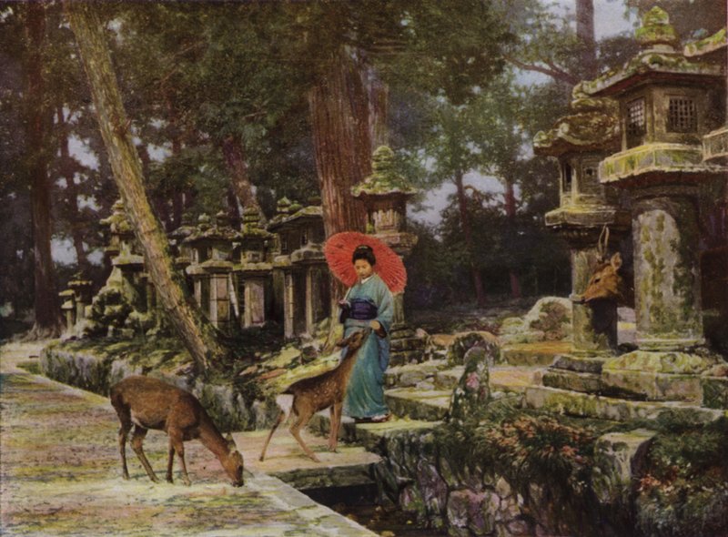 Nara, het hart van oud Japan (foto) door Herbert Ponting