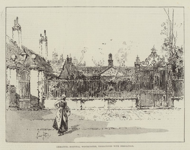 Emmanuel Ziekenhuis, Westminster, bedreigd met Sloop door Herbert Railton