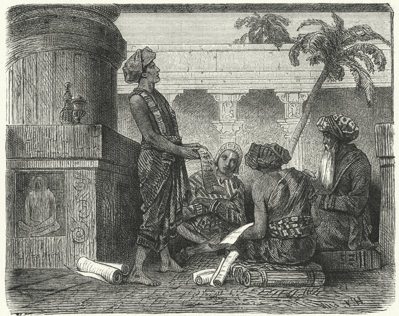 Brahmanen in het oude India door Hermann Vogel