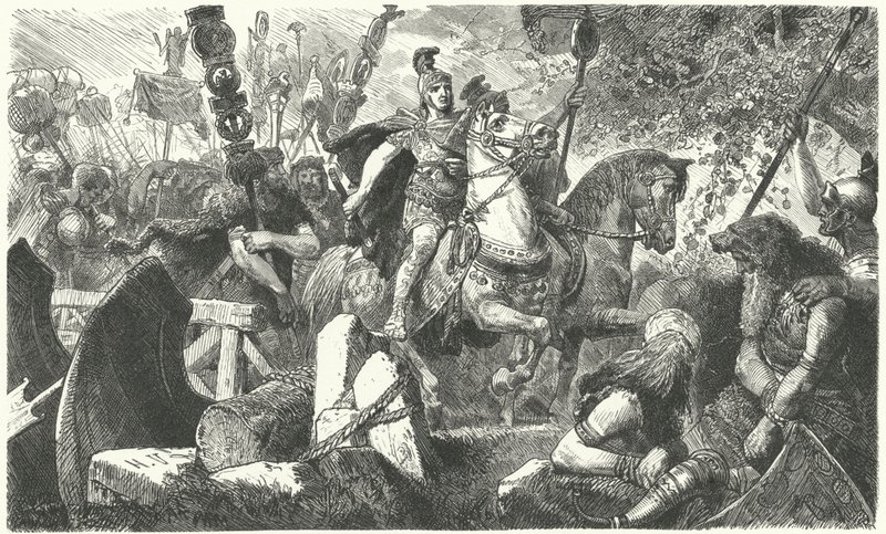 De Romeinen in Germania door Hermann Vogel