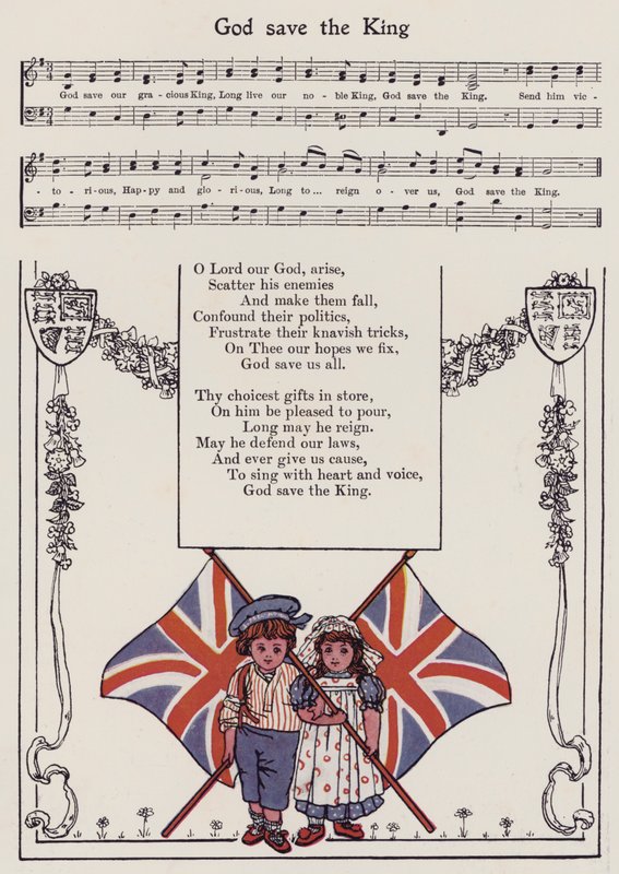 God Save The King door Hilda Broughton