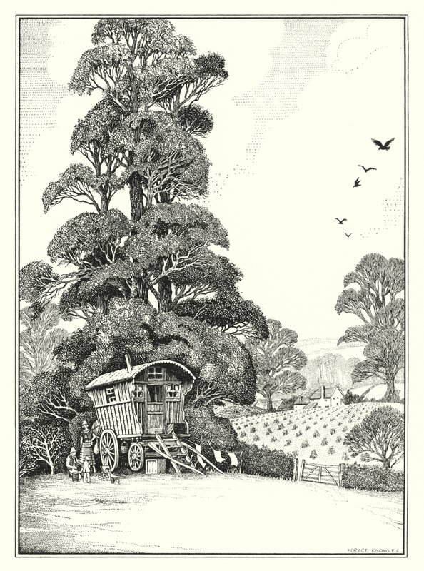 Augustus (litho) door Horace J. Knowles