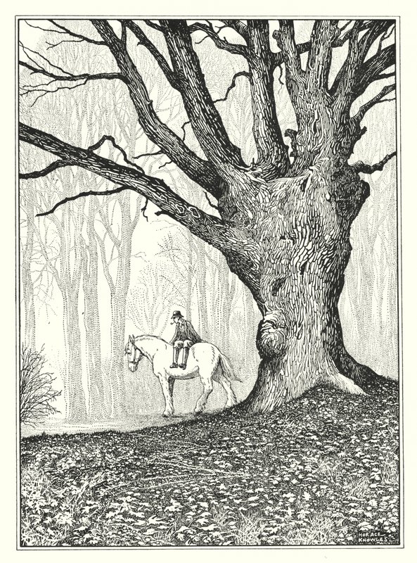 November (litho) door Horace J. Knowles