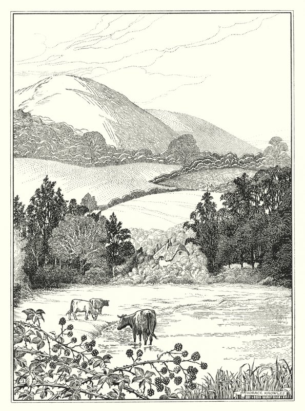 September (litho) door Horace J. Knowles