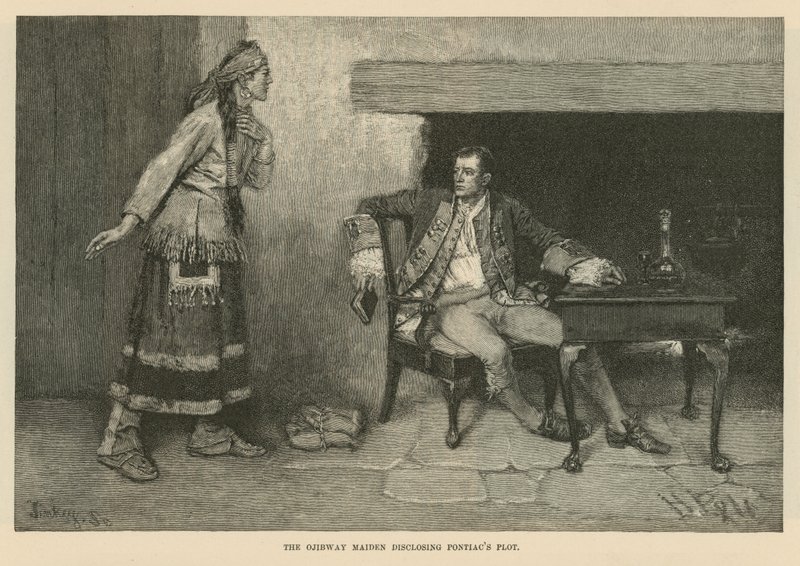 De Ojibway Meid die Pontiac