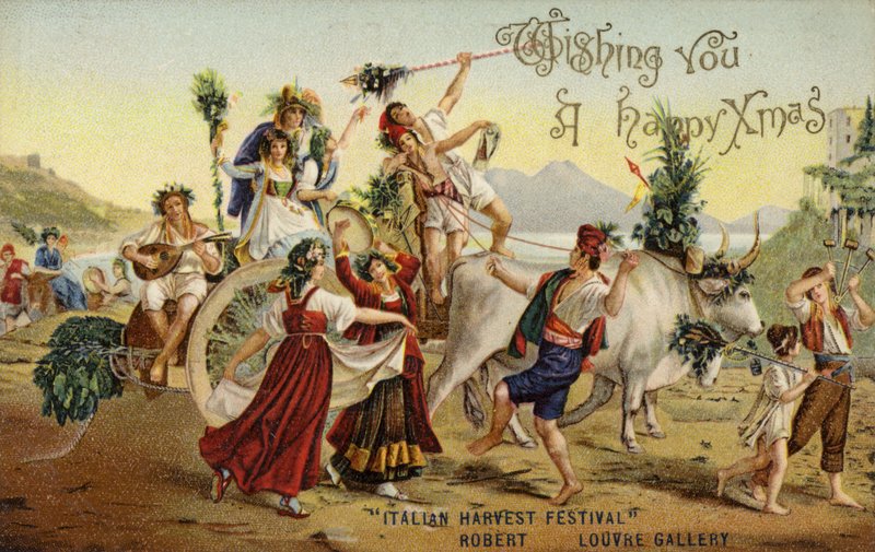 Ik wens je een vrolijk kerstfeest door Hubert Robert