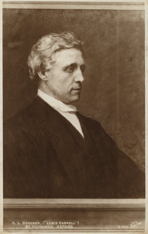 Lewis Carroll (1832-1898), Engelse schrijver door Hubert von Herkomer