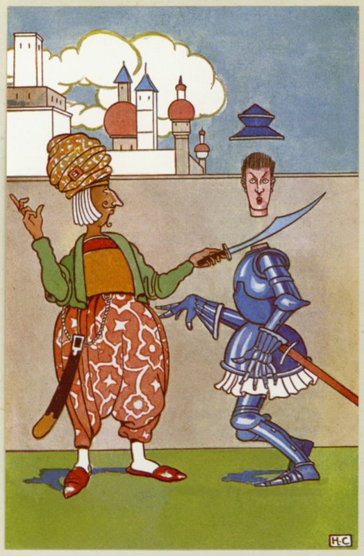 Onthoofde roekeloze Sir Tush door Hugh Chesterman