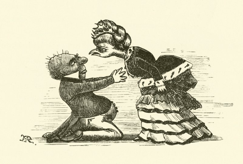 Onder de plak (gravure) door Hugh Rowley
