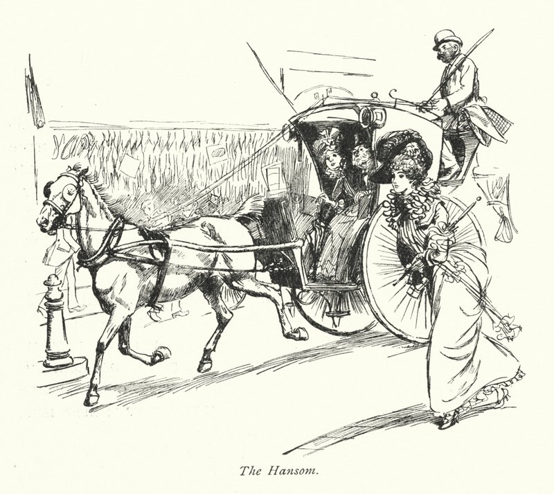 Londen: De Hansom door Hugh Thomson