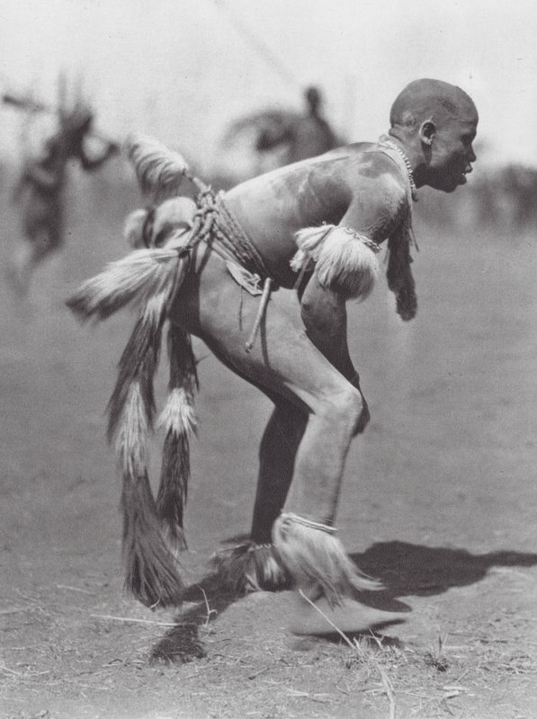 Afrika: Nuba worstelaars door Hugo Adolf Bernatzik