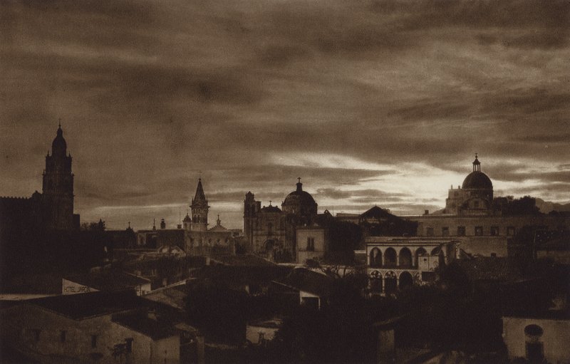 Mexico: Cuernavaca (zwart-wit foto) door Hugo Brehme