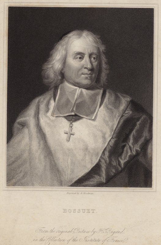 Portret van Jacques-Benigne Bossuet door Hyacinthe Francois Rigaud