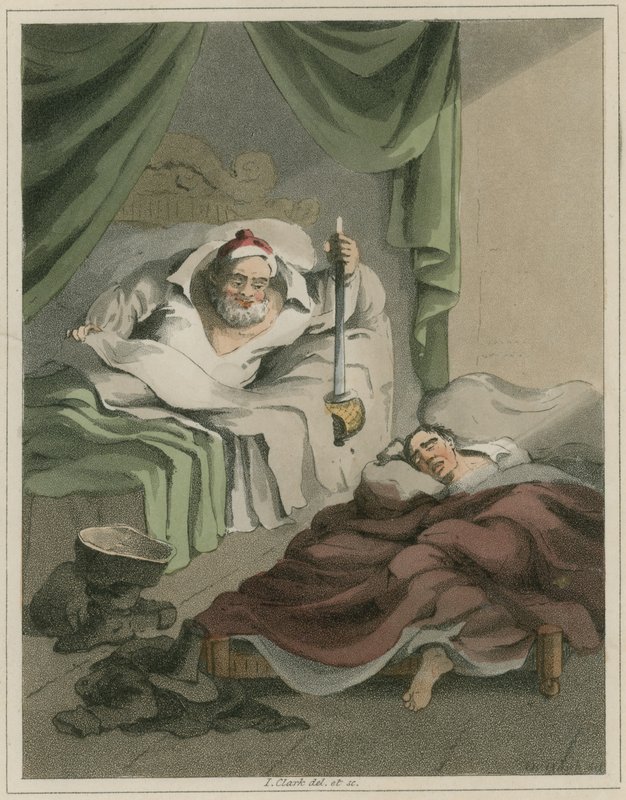 Illustratie uit Hudibras door Samuel Butler door I Clark
