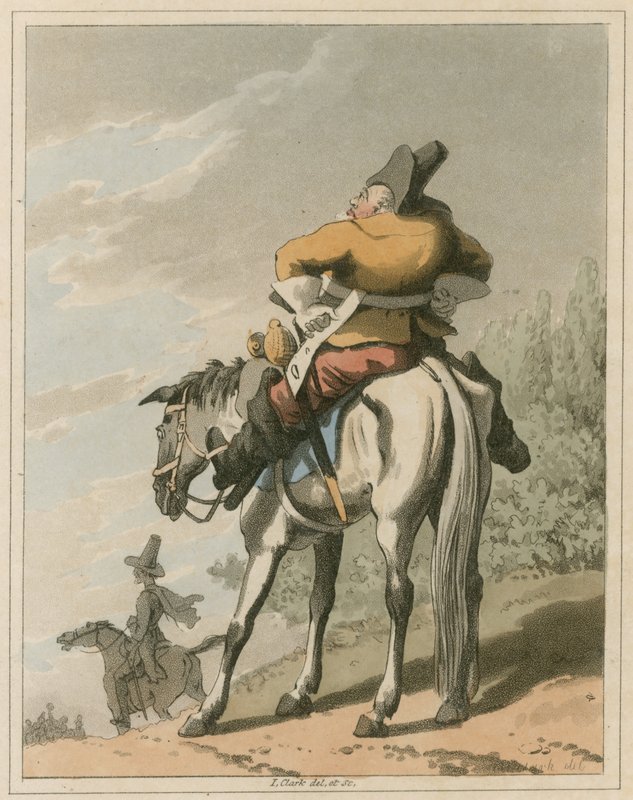 Illustratie uit Hudibras door Samuel Butler door I Clark
