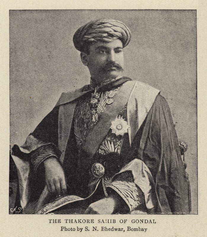 De Thakore Sahib van Gondal door Indian School