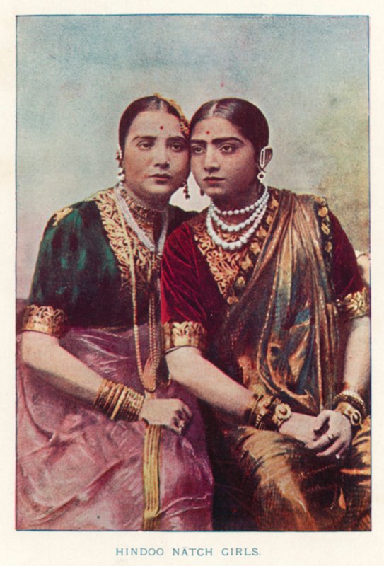 Indiase Inboorlingen: Hindoe Natch Meisjes door Indian photographer