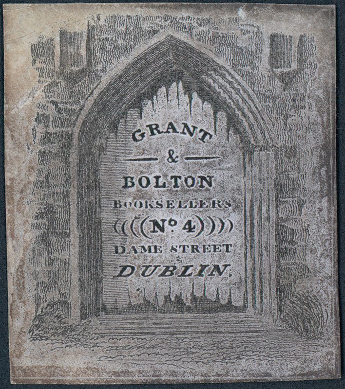 Handelskaart, Grant & Bolton door Irish School