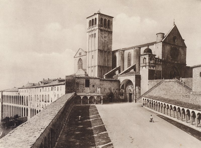 Assisi: Basiliek van S Francesco door Italian Photographer