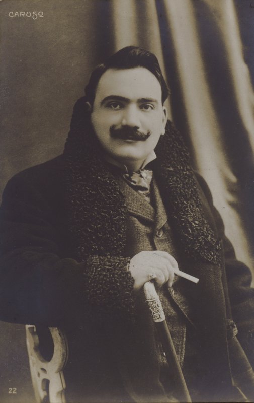Enrico Caruso, Italiaanse operazanger door Italian Photographer