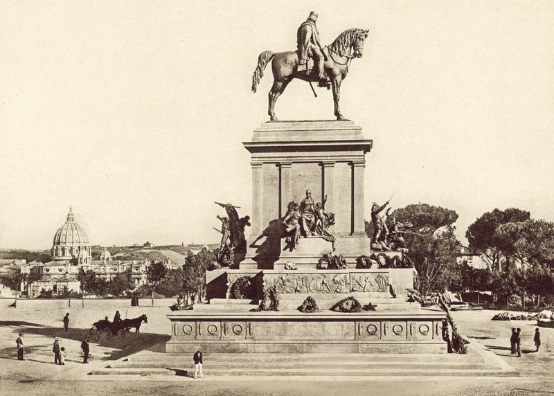 Monument voor Giuseppe Garibaldi door Italian Photographer