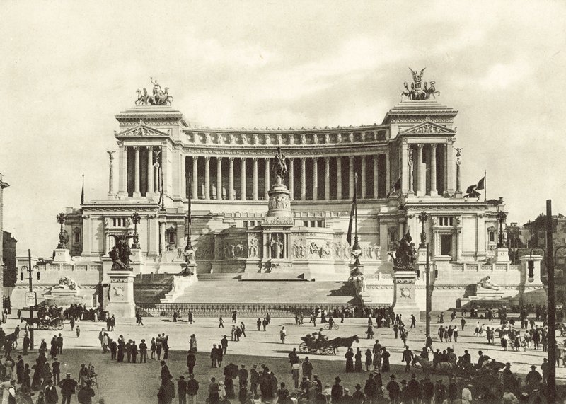 Monument voor Victor Emanuel II door Italian Photographer
