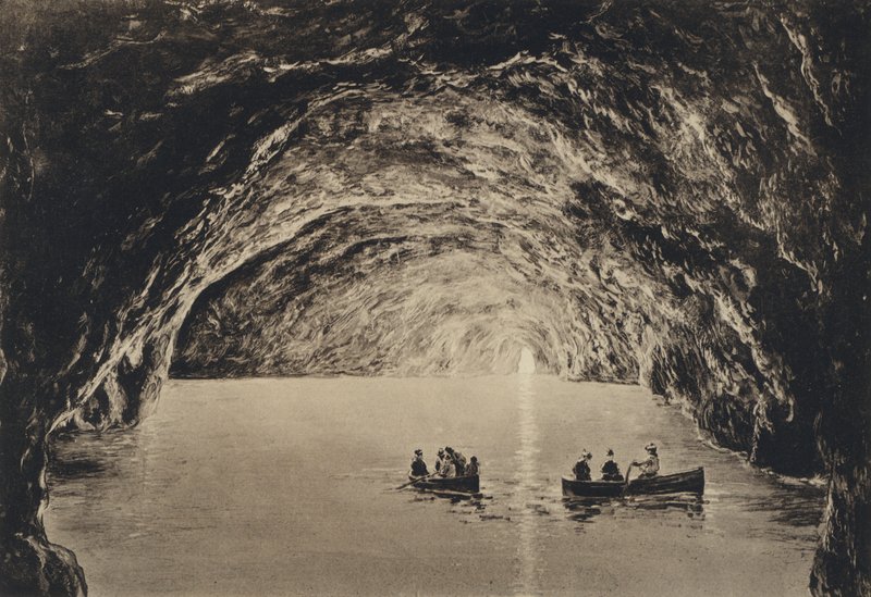 Napels: Capri, Grotta Azzurra door Italian Photographer