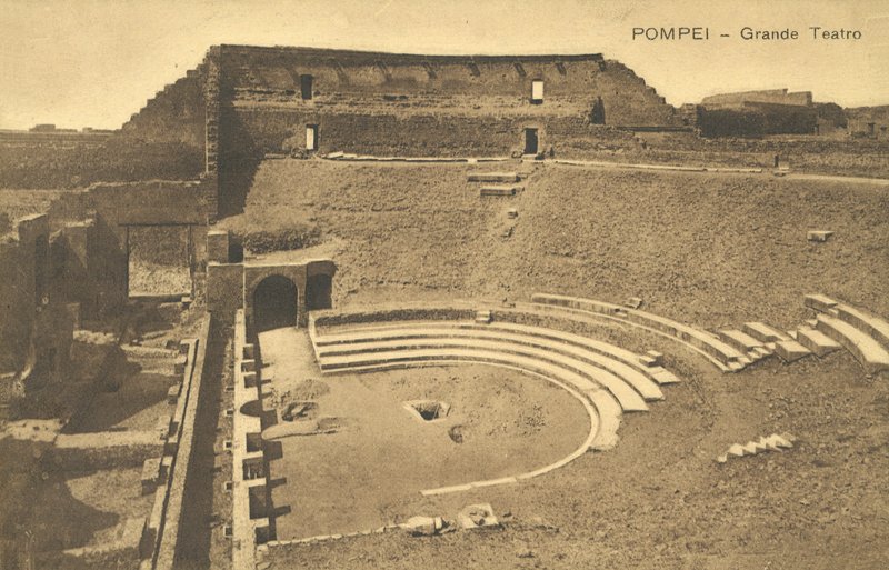 Pompei, Italië, Amfitheater door Italian Photographer