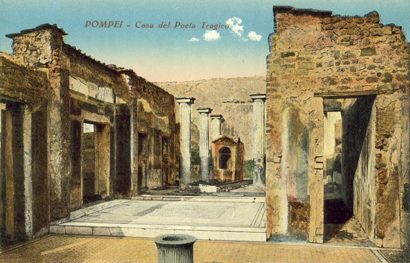 Pompei, Italië, Casa Del Poeta Tragico door Italian Photographer