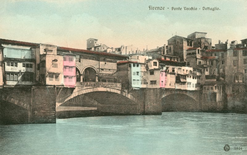 Ponte Vecchio, Florence, Italië door Italian Photographer