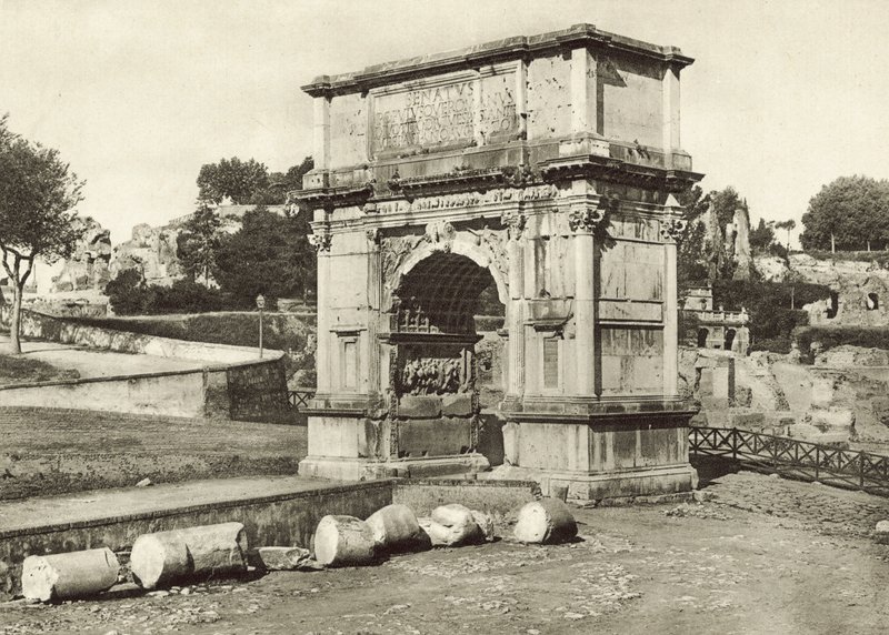 Forum Romanum, Boog van Titus door Italian Photographer