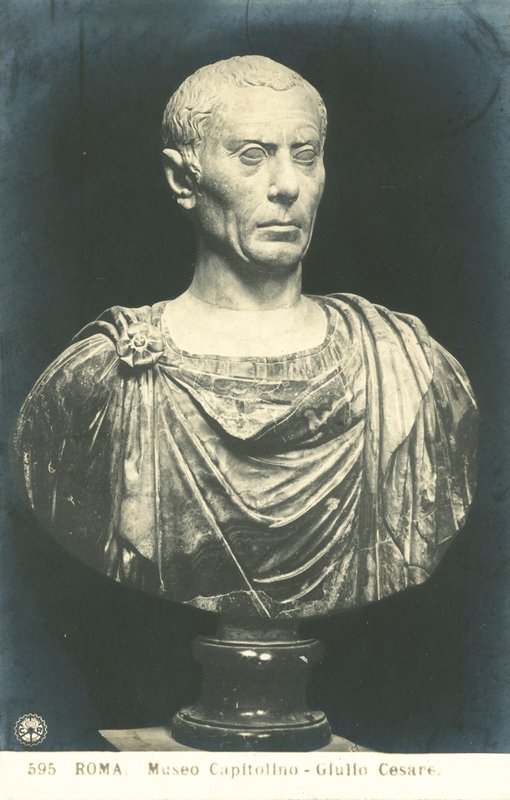 Rome, Capitolijns Museum, Buste, Julius Caesar door Italian Photographer