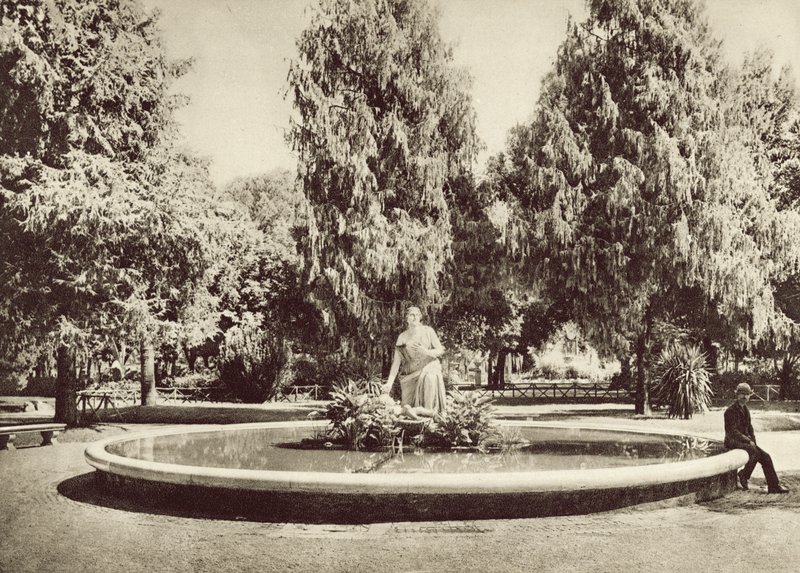 De Pincian Heuvel, De Fontein van Mozes door Italian Photographer