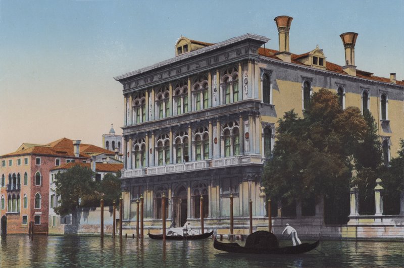 Venetië, Canal Grande, Palazzo Vendramin door Italian Photographer