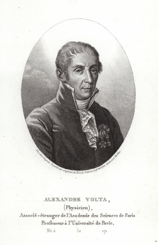 Alexander Volta door Italian School