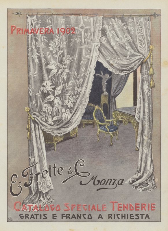 En Frette  C (kleurenlitho) door Italian School