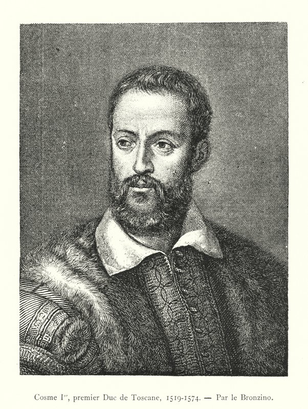 Cosimo I, eerste hertog van Toscane door Italian School