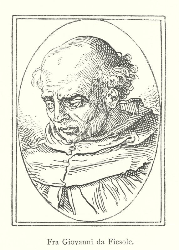 Fra Giovanni da Fiesole (gravure) door Italian School