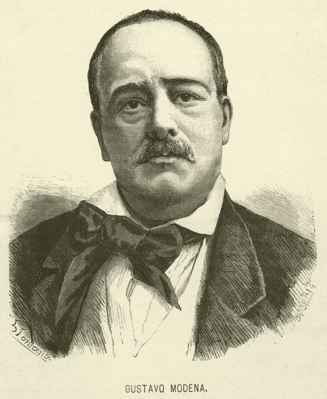Gustavo Modena (gravure) door Italian School