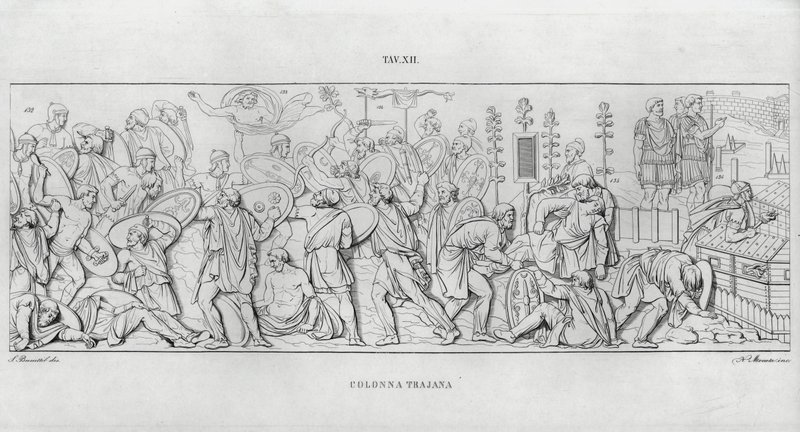 La Colonna Trajana, Trajanus