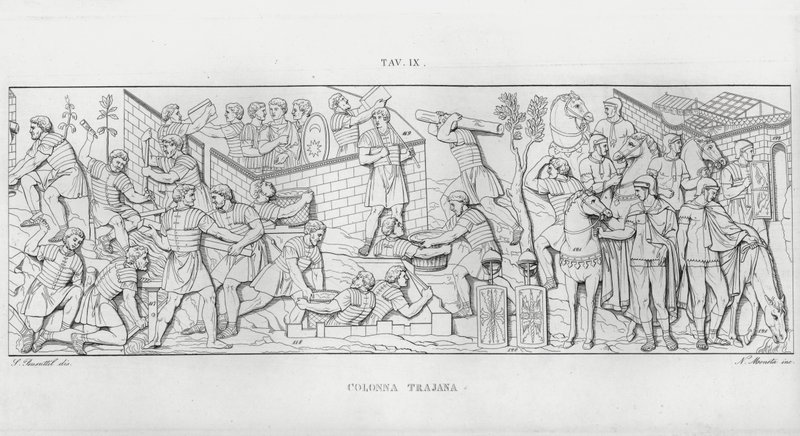 La Colonna Trajana, Trajanus