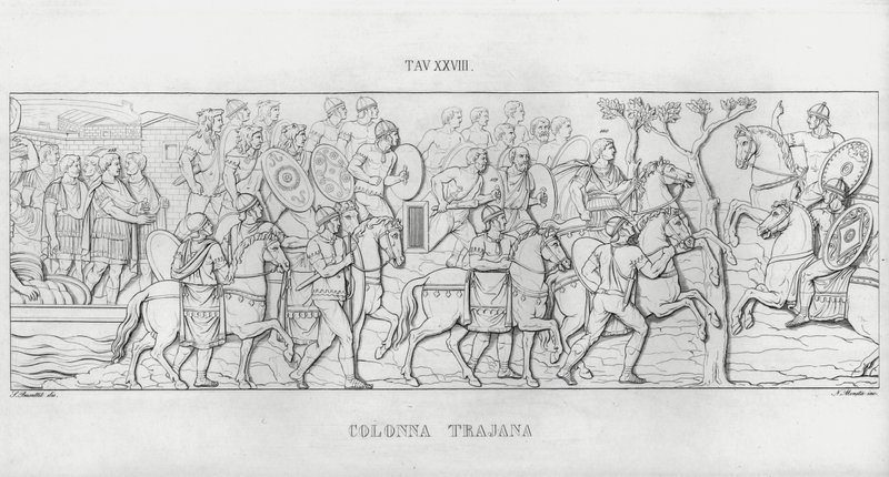 La Colonna Trajana, Trajanus