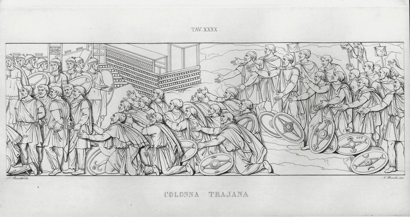 La Colonna Trajana, Trajanus